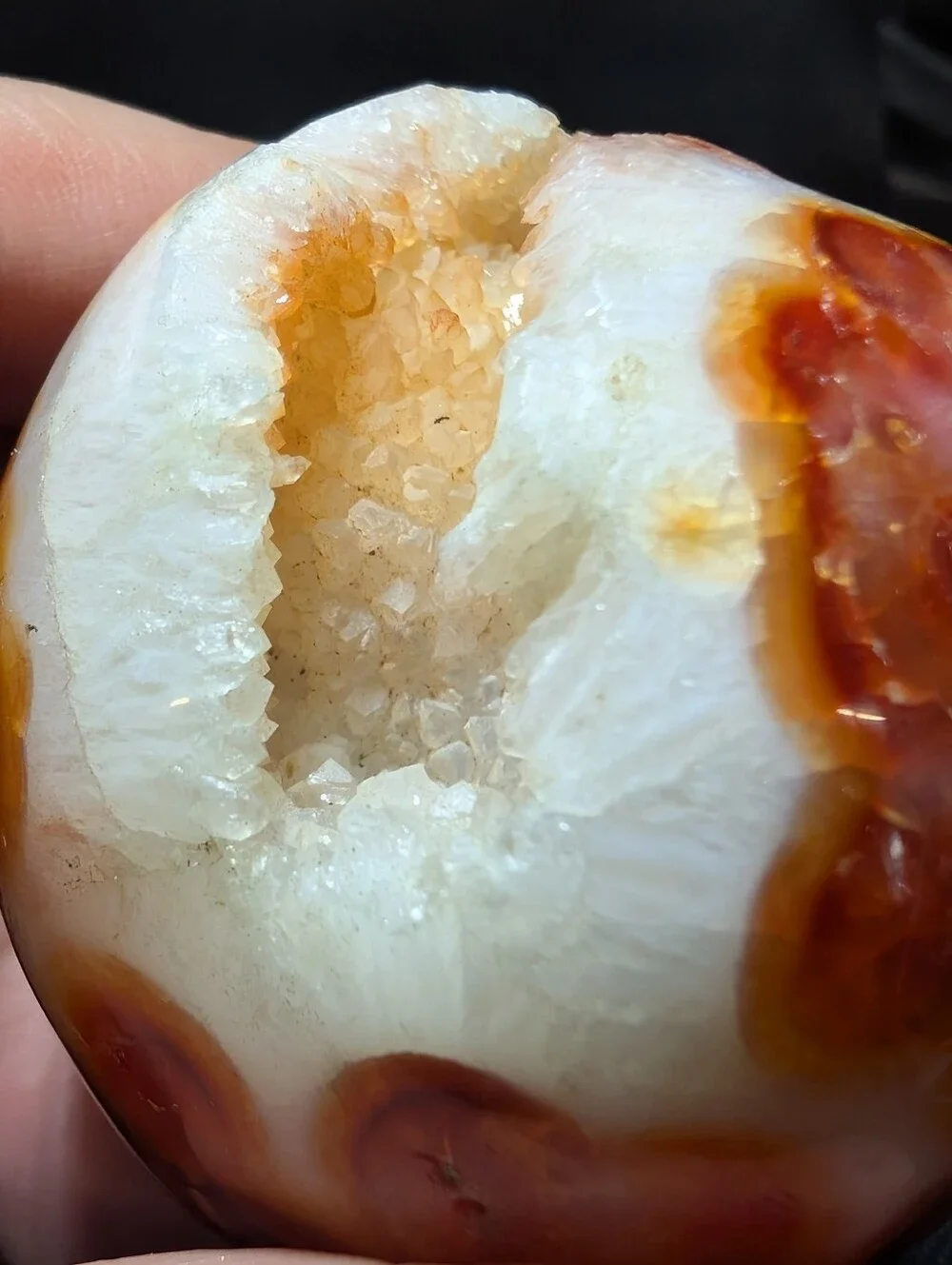 Carnelian Agate Geode